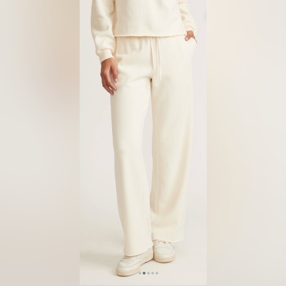NWT Marine Layer Anytime Wide Leg sweatpant. Size large.